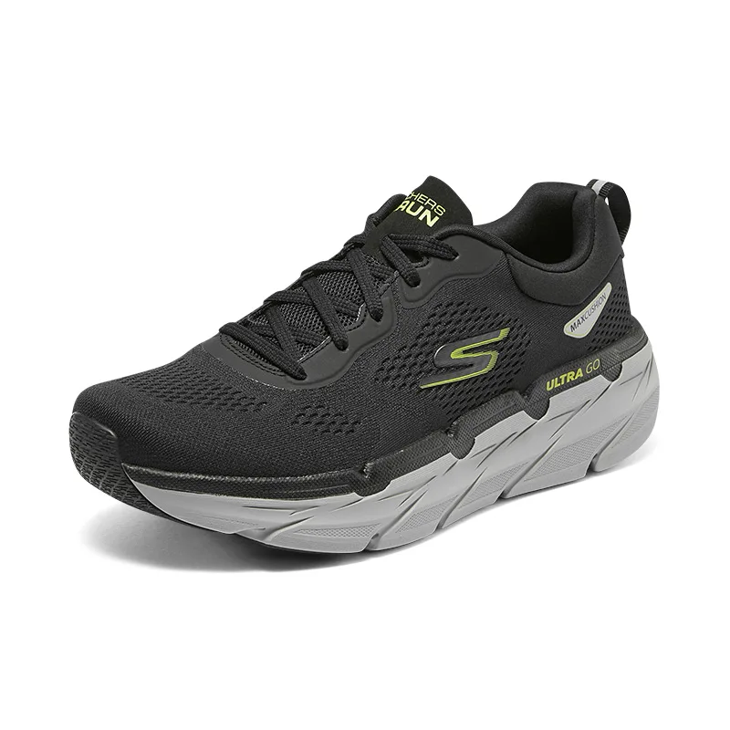 Top Trends: Skechers Shoes For Men &quot;MAX CUSHIONING PREMIER&quot; Shock Absorbing Running Shoes Classic Strap Moldproof, Antibacterial Breathable Shoppable Styles