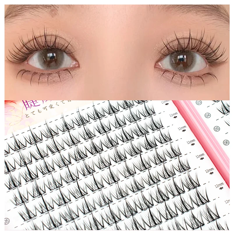 Top Trends: 32Rows Eyeslashes Extension Personal Professional Individual Cluster Grafting Wholesale Eyelash Large Capacity Flowerknow Makeup Shoppable Styles