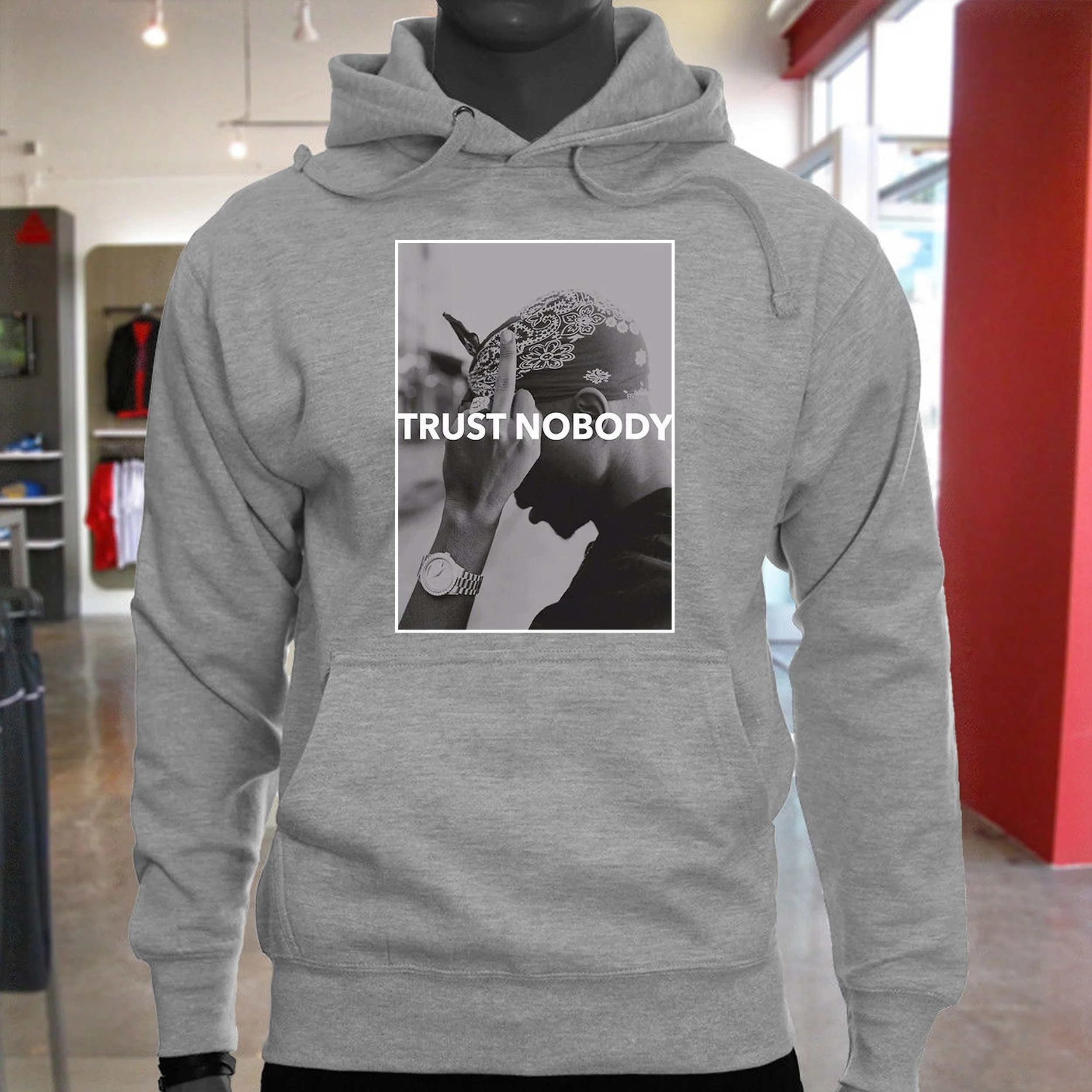 Top Trends: 2023 Rapper Tupac 2-2 Pacs Shakur Trust Nobody Hoodies Sweatshirts Hooded Pullovers Long Sleeve Sweatshirt Shoppable Styles - Image 3