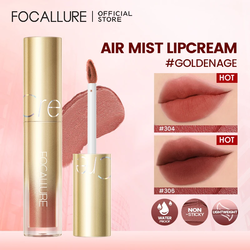 Top Trends: FOCALLURE Velvet Matte Lip Gloss Waterproof Silky-Smooth Air Mist Liquid Lipstick Lightweight Lip Glaze Liptint Makeup Cosmetics Shoppable Styles