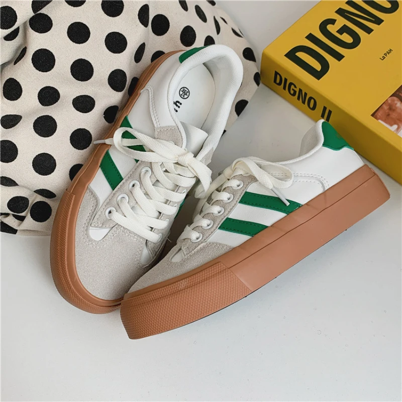 Top Trends: New Women Fashion Casual Shoes 2023 Trend Women&#039;s Vulcanize Shoes Luxury Shoes For Woman Low Cut Lace -up Women Casual Sneakers Shoppable Styles