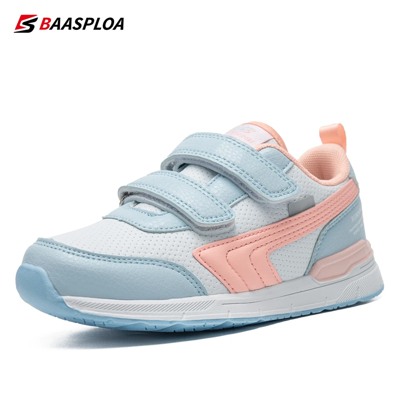 Top Trends: Baasploa Fashion New Children's Shoes Leather Non-Slip Boys And Girls Outdoor Running Leisure School Sneakers Shoppable Styles