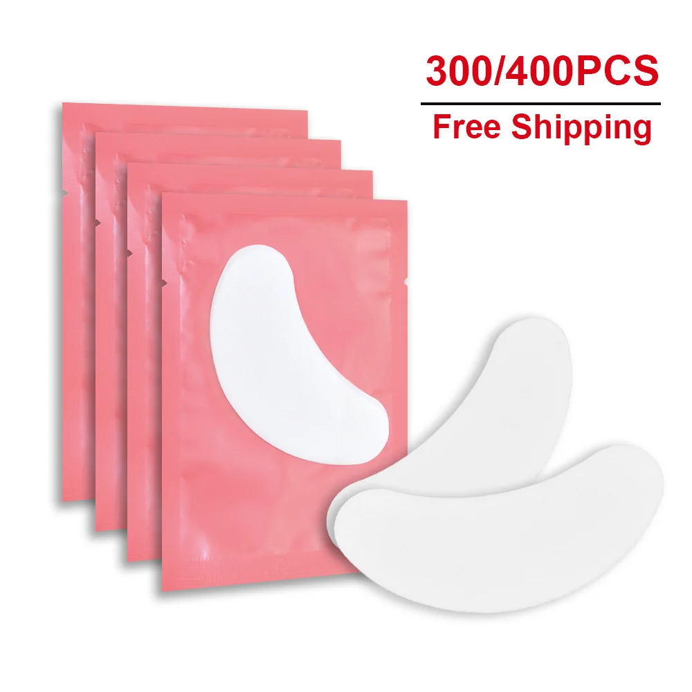 Top Trends: 300 / 400pairs Wholesale Hydrogel Gel Eye Patches For Eyelash Extension Tips Stickers Under Eye Pads Patches Application Makeup Shoppable Styles