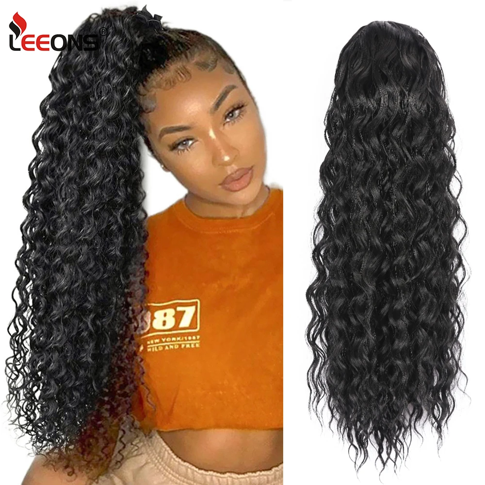 Top Trends: New 16 / 22Inch Afro Kinky Curly Drawstring Ponytail Hair Extension Ponytail Deep Wave Drawstring Ponytail Natural Hair Extensions Shoppable Styles