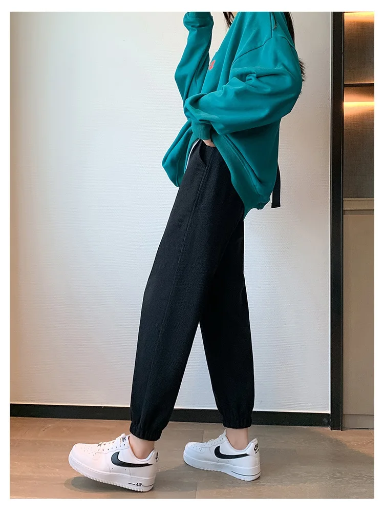 Top Trends: Women Pants Sweatpants Casual Harem Pants Woman Clothes Traf Korean Style Loose Pantalones Mujer Ladies Bottom Capris Joggers Shoppable Styles - Image 3