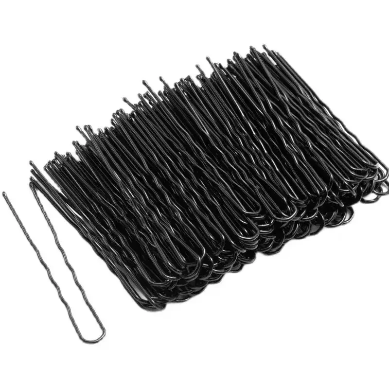 Top Trends: 4 / 6cm Black Hair Clips Bobby Pins Simple Metal BB Hairpins Barrettes Fashion Invisible Waved Hairgrips Bridal Fixed Headwear Shoppable Styles - Image 4