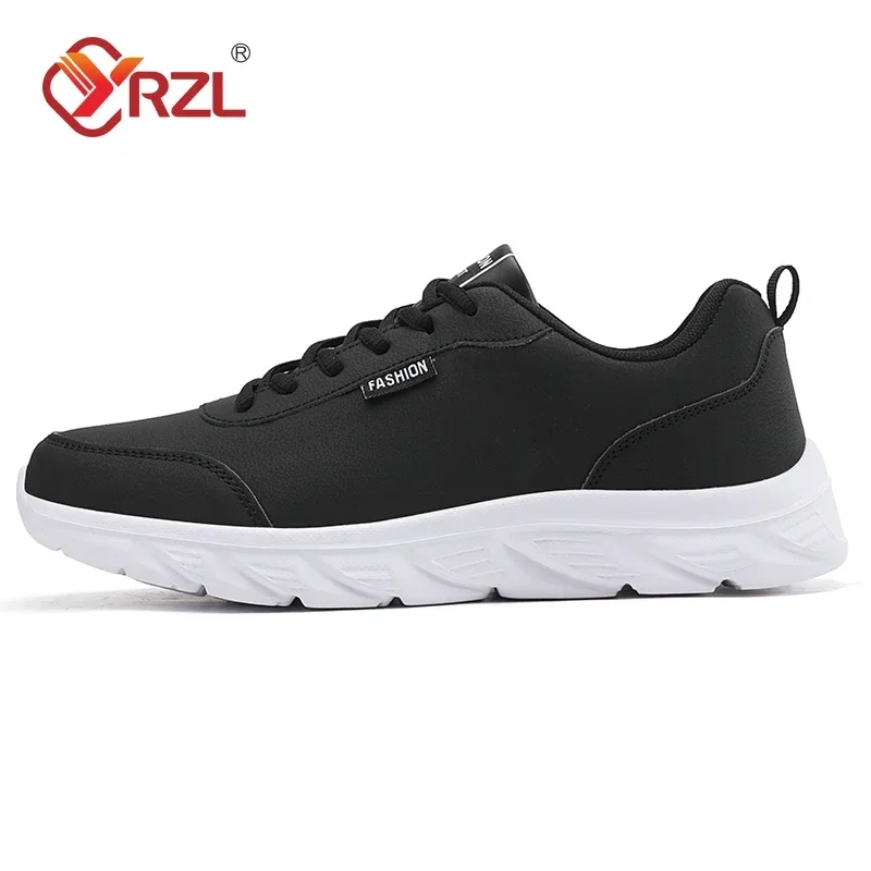 Top Trends: YRZL Running Shoes Waterproof Artificial Leather Sneakers Outdoor Sport Shoes Men Lightweight Walking Casual Sneakers For Men Shoppable Styles - Image 5