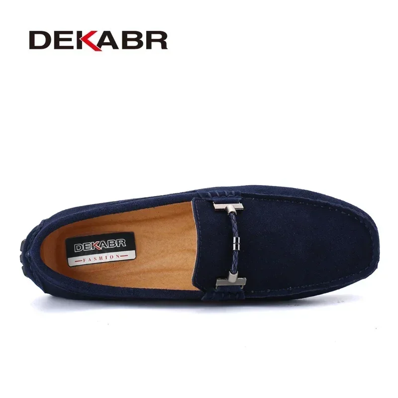 Top Trends: DEKABR Trendy Men Casual Shoes Big Size 38-47 Brand Summer Driving Loafers Breathable Wholesale Man Soft Footwear Shoes For Men Shoppable Styles - Image 2