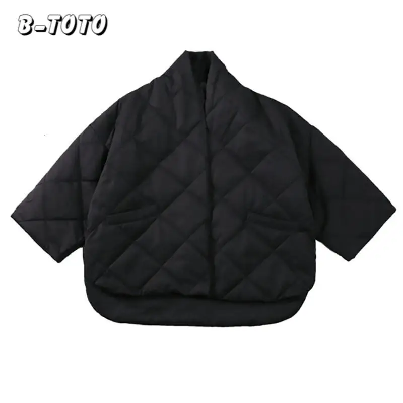 Top Trends: B-TOTO Cotton Women 2024 Spring And Autumn Casual Commuter Loose Quilted Cotton Coat Jacket Shoppable Styles