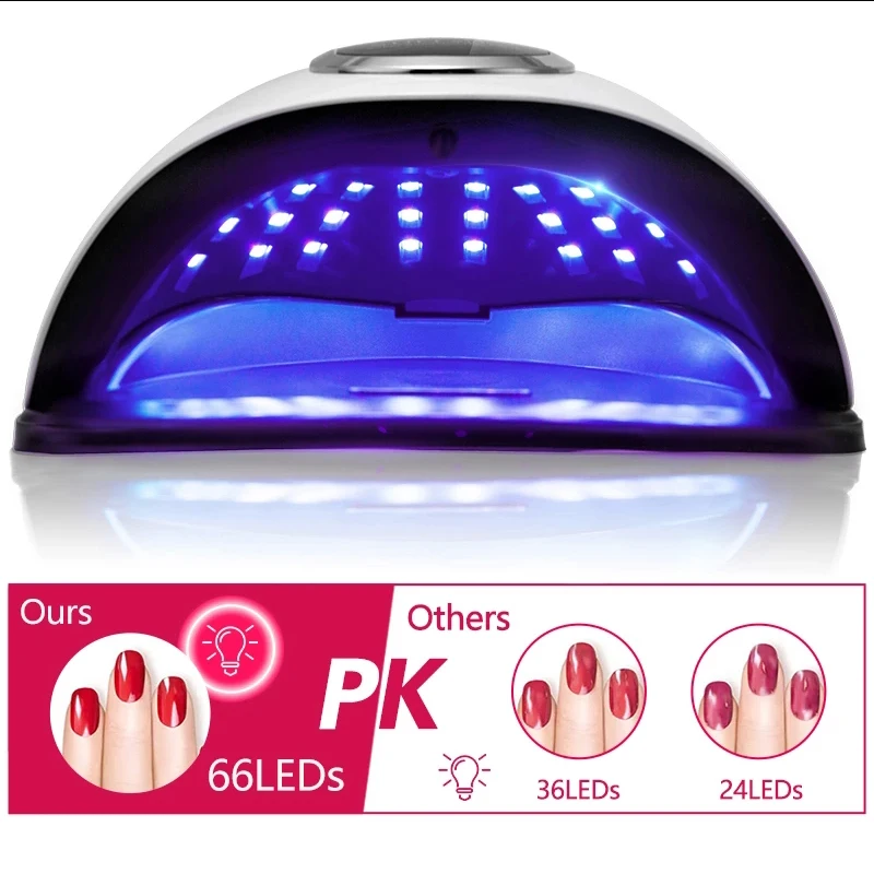 Top Trends: 66LEDs Nail Dryer UV LED Nail Lamp For Curing All Gel Nail Polish With Motion Sensing Professional Manicure Salon Tool Equipment Shoppable Styles - Image 5