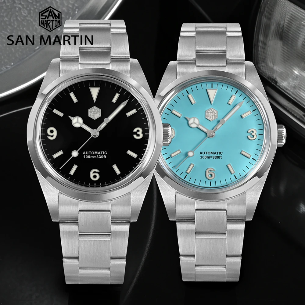 Top Trends: San Martin New Men Watch V2 V3 Fashion Sport 39mm Explore Series Luxury Automatic Mechanical Sapphire Waterproof 100m BGW9 Shoppable Styles - Image 2