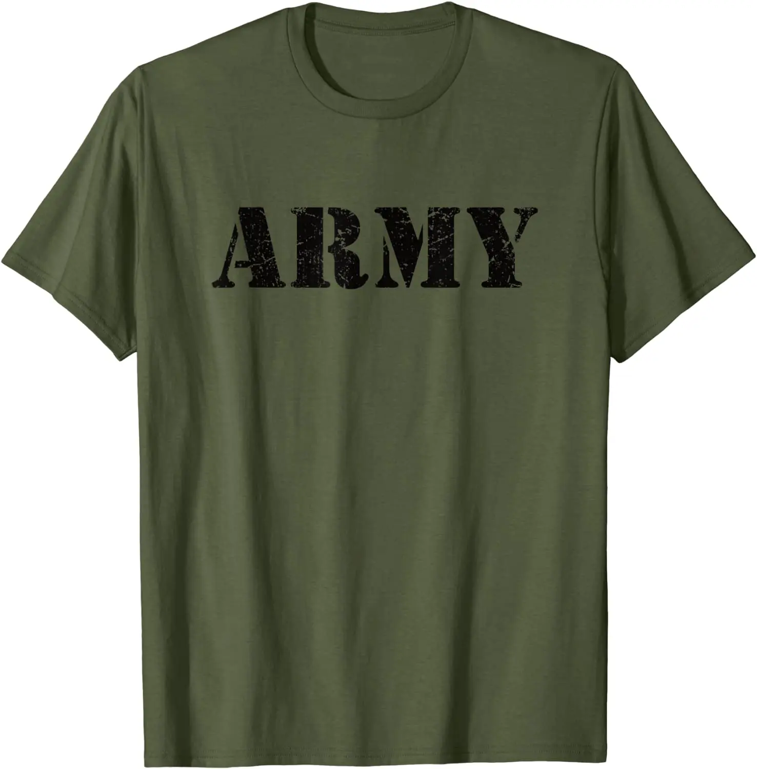 Top Trends: Vintage USA Army T Shirt Military Green US Retro Logo Gift Men T-Shirt Short Casual 100% Cotton Shoppable Styles