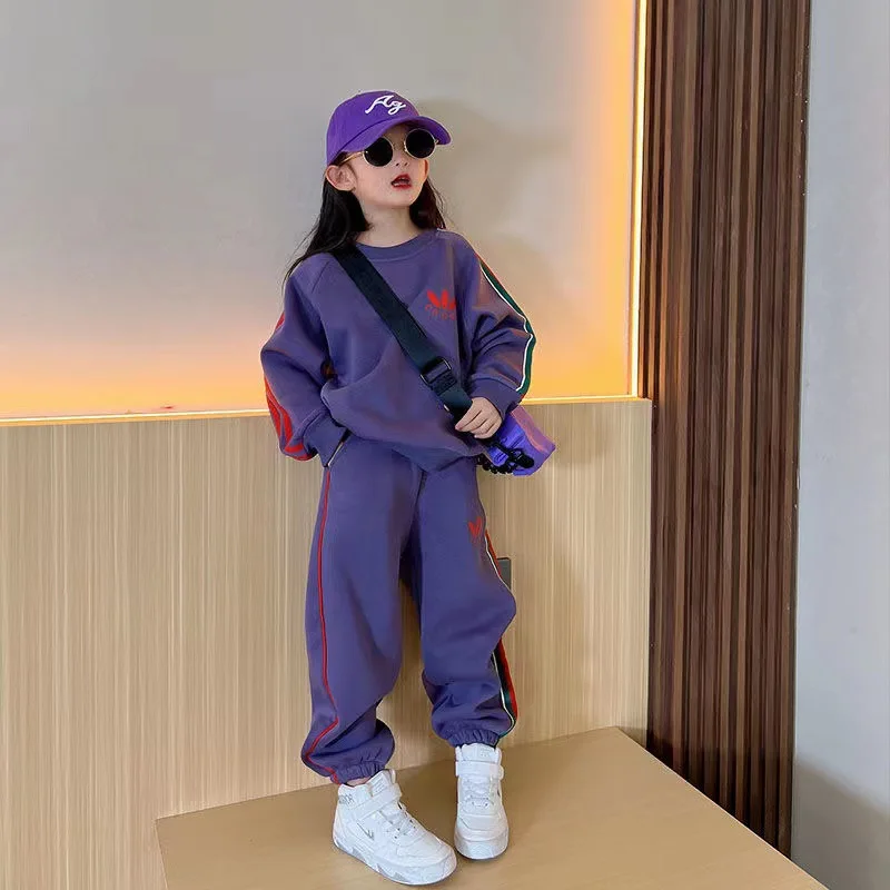 Top Trends: 2023 Spring Autumn Children Tracksuit Teen Girls Toddler Jacket + Jogger Pants 2 Pcs Set Kids Suit Baby Outfit Children Clothes Shoppable Styles