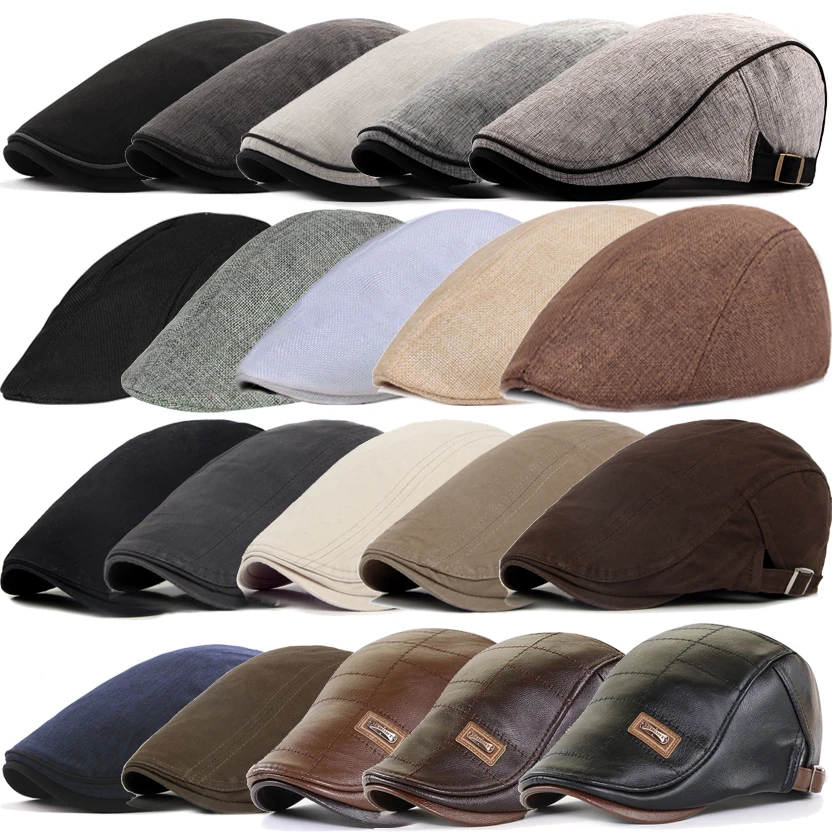 Top Trends: 21 Types Men Berets 2021 Spring Autumn Winter Windproof Street Newsboy Beret Hat Retro England Hat Men Hats Peaked Painter Caps Shoppable Styles