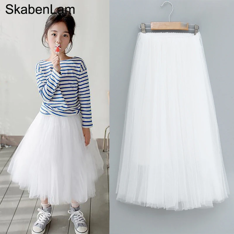 Top Trends: Girls TuTu Skirt Teenager Long Fluffy Ball Gown Soft Pettiskirts Teen Girl Princess Dance Birthday Party Halloween Clothes 3-12y Shoppable Styles