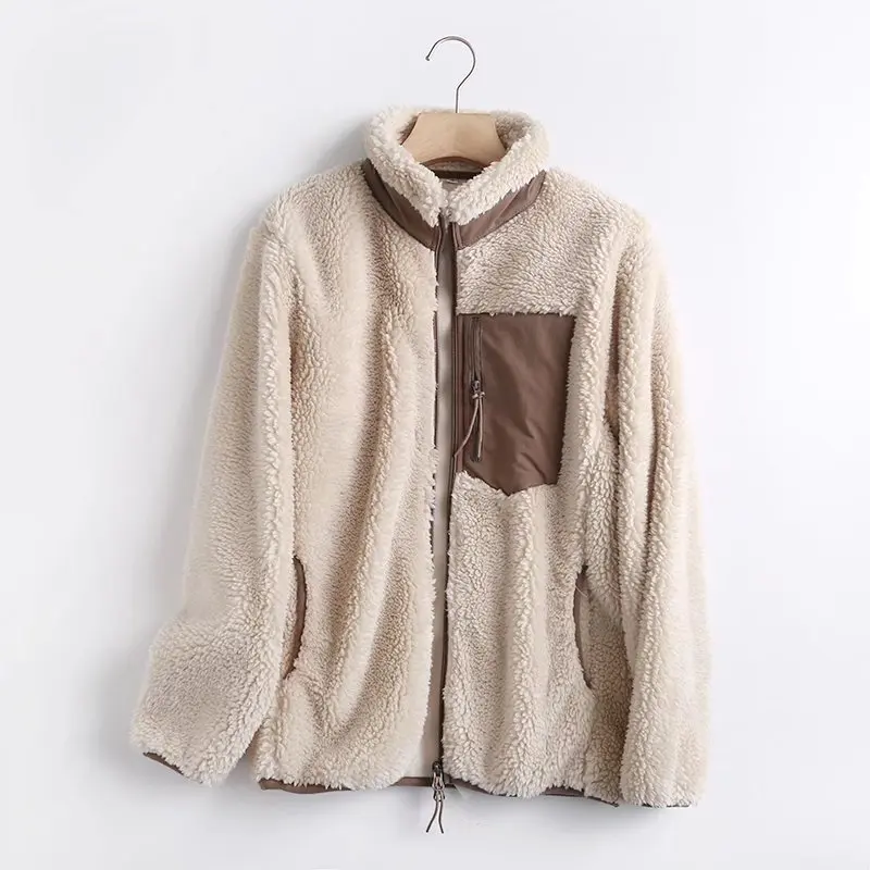 Top Trends: Female Clothing Windproof Fleece Jacket Long Sleeve Warm Fur Coat Women Winter Women's Clothing Shoppable Styles - Image 4