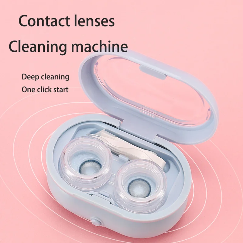 Top Trends: Contact Lens Ultrasonic Cleaning Machine Beauty Pupil Storage Cleaning Container Travel Portable Washer Contact Lens Cleaner Shoppable Styles