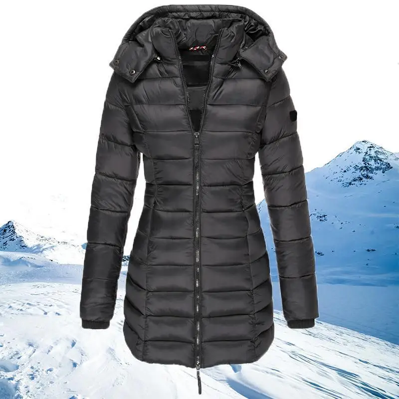 Top Trends: Fashion Women's Slim-fit Winter Windproof And Warm Cotton Hooded Jacket Shoppable Styles