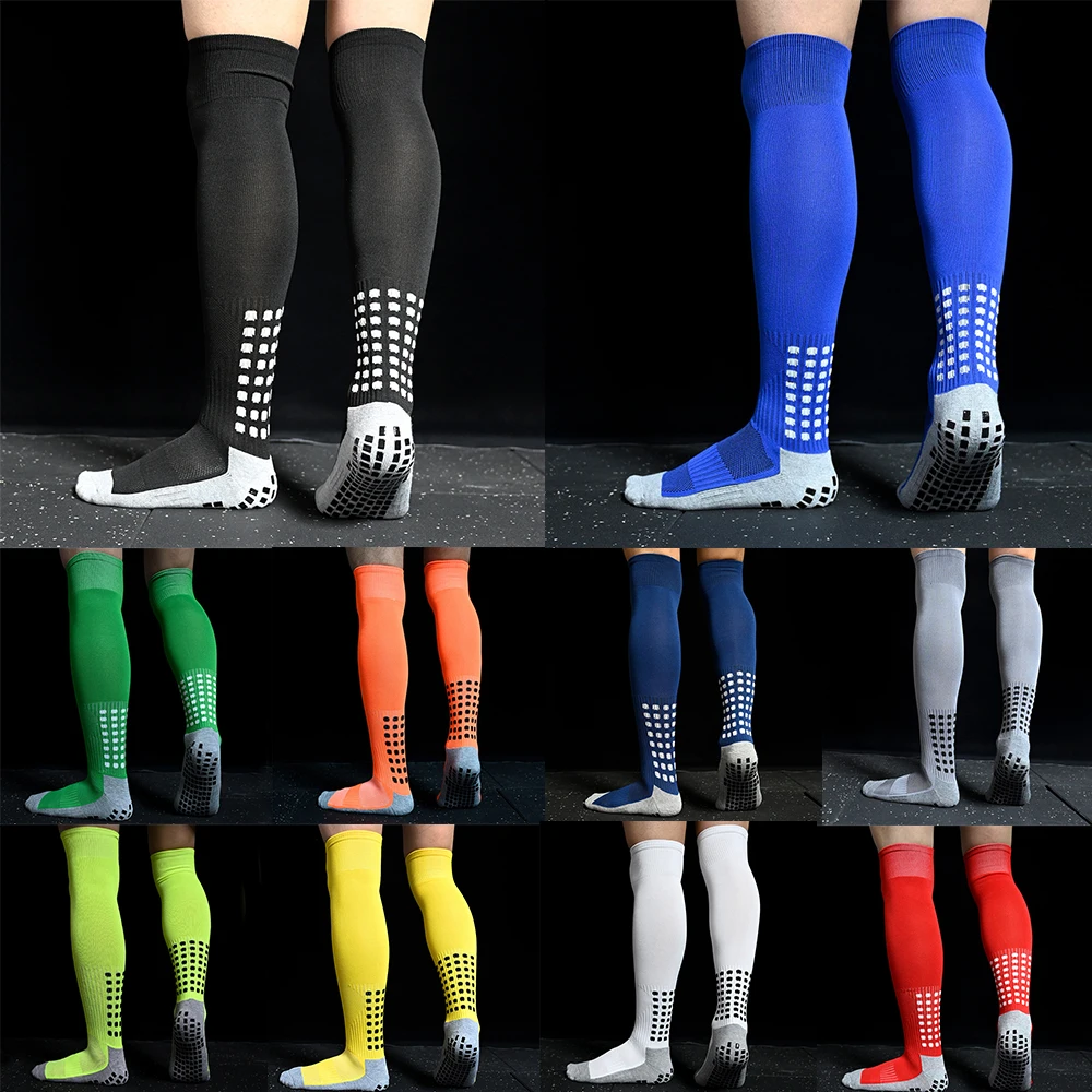 Top Trends: Long Football Socks Sports Men Women Soccer Socks Long Silicone Anti Slip Grip Shoppable Styles