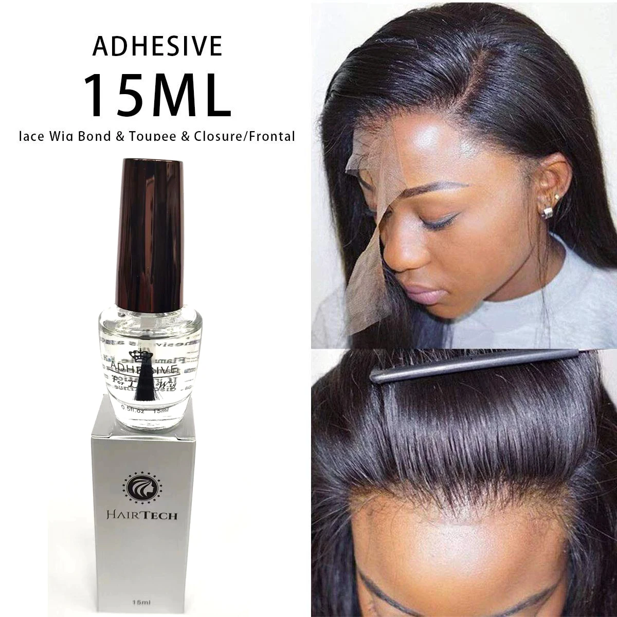 Top Trends: 2 Bottle Wig Glue For Front Lace Wig Waterproof Lace Wig Adhesive Glue Toupee Glue 15 Ml Super Strong Adhesive Hold For Hair Shoppable Styles