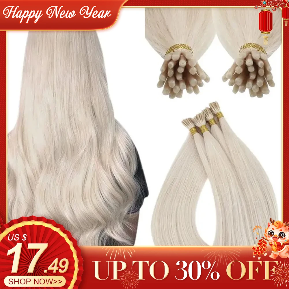 Top Trends: VeSunny Virgin I Tip Hair Extensions DIY Bead Per Package Blonde I Tip Extensions Remy Human Hair Remy Fusion Hair Shoppable Styles