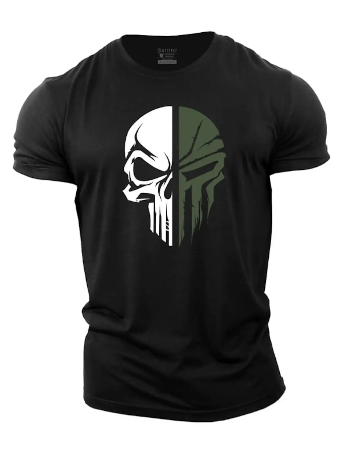 Top Trends: Men&#039;s T-shirt 3D Printed Military Skull Pendant T-shirt Oversized Gym Short Sleeved Sportswear Men&#039;s Clothing Sports Top Shoppable Styles