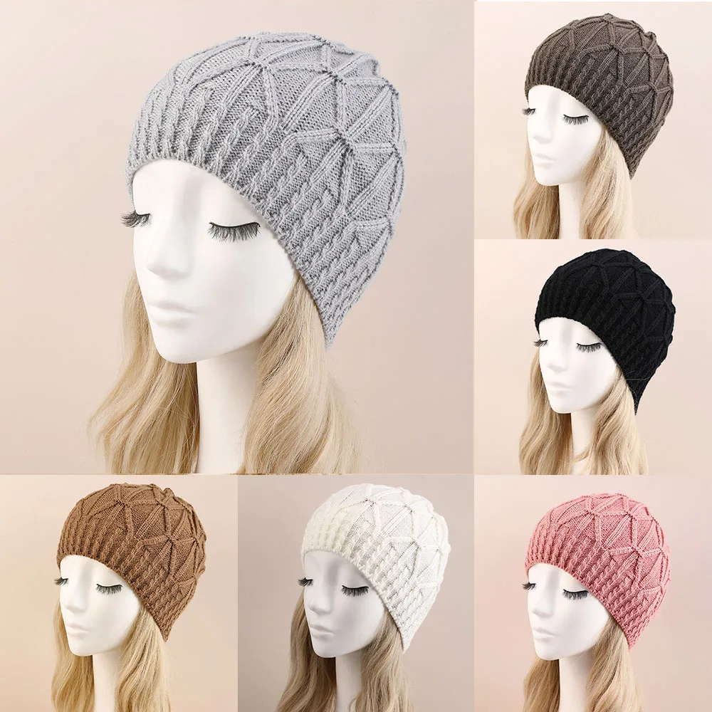 Top Trends: Winter Hats For Woman New Beanies Knitted Brown Cute Hat Girls Autumn Female Beanie Caps Warmer Bonnet Ladies Casual Cap Shoppable Styles