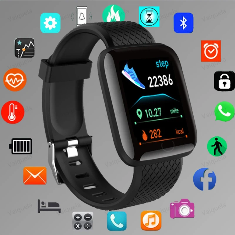 Top Trends: Mens' Silicone Digital Watch Men Sport Healthy Monitoring BPM Women Watches Electronic LED Male Wrist Watch Hours Week Clock Shoppable Styles