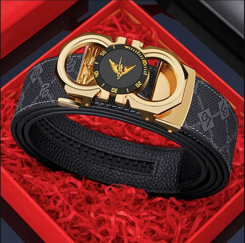 Top Trends: Men&#039;s Formal Automatic Buckle Belt Casual And Personalized Belt Fashionable And Versatile High-end Belt Shoppable Styles