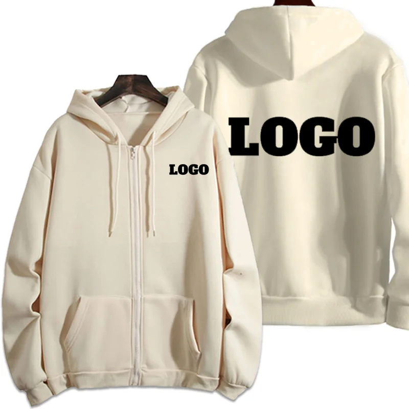 Top Trends: Customized Hoodie Two Pattern Printing Solid Color Men Clothing 2023 New Casual Hooded Sweatshirt Y2k Hoodie Shoppable Styles