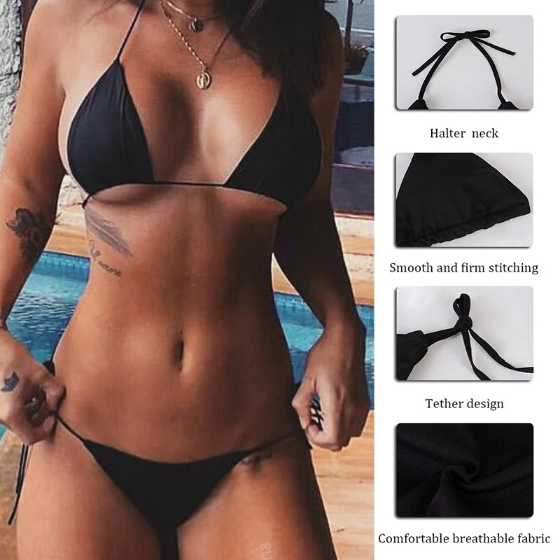 Top Trends: Women Bikini 3D Printing Japanese Sexy Fashion Black Swimsuit Two-piece Beach Vacation Bikini Cosplay Party Novelty Bikini Set Shoppable Styles - Image 6