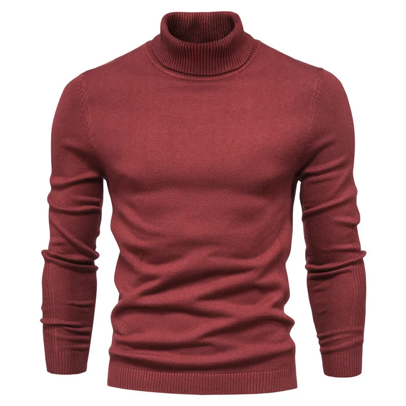 Top Trends: Autumn Winter Fashion Harajuku Turtleneck Sweaters Men All Match Knitwear Thick Casual Ropa Hombre Long Sleeve Knitting Tops Shoppable Styles