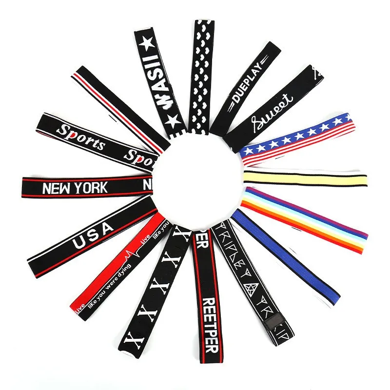 Top Trends: Unisex Sports Yoga Elastic Headband Hairbands Scrunchie Women Girl Men Hair Head Band Hoop Accessories Headdress Headwear Holder Shoppable Styles