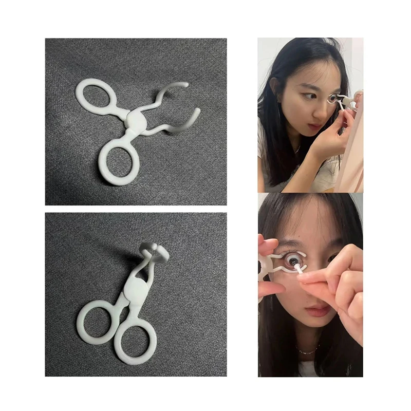 Top Trends: Eye Care Portable Contact Lens Applicator Inserter Tool Soft Tip Tweezers Remover Cleaner Contact Lens Remover Shoppable Styles