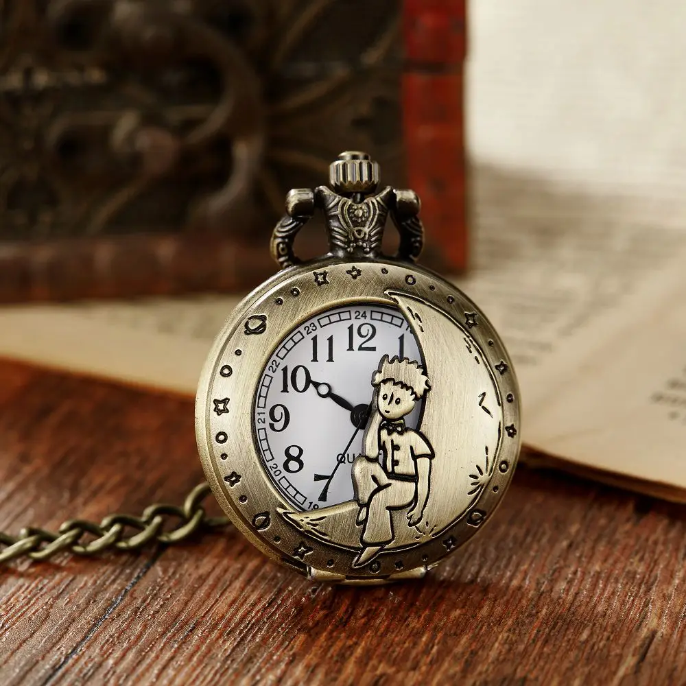 Top Trends: Classic Hollow Out Pocket Watch Bronze Moon Man / Triangle / Love / Constellation Commemorative Pocket Watch 2023 Shoppable Styles