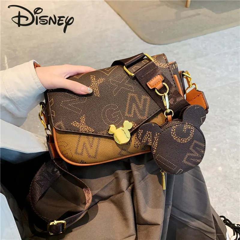 Top Trends: Disney Mickey New Women's Bag Fashion High Quality Printed Women's Crossbody Bag Popular Versatile 2-piece Set Shoulder Bag Shoppable Styles