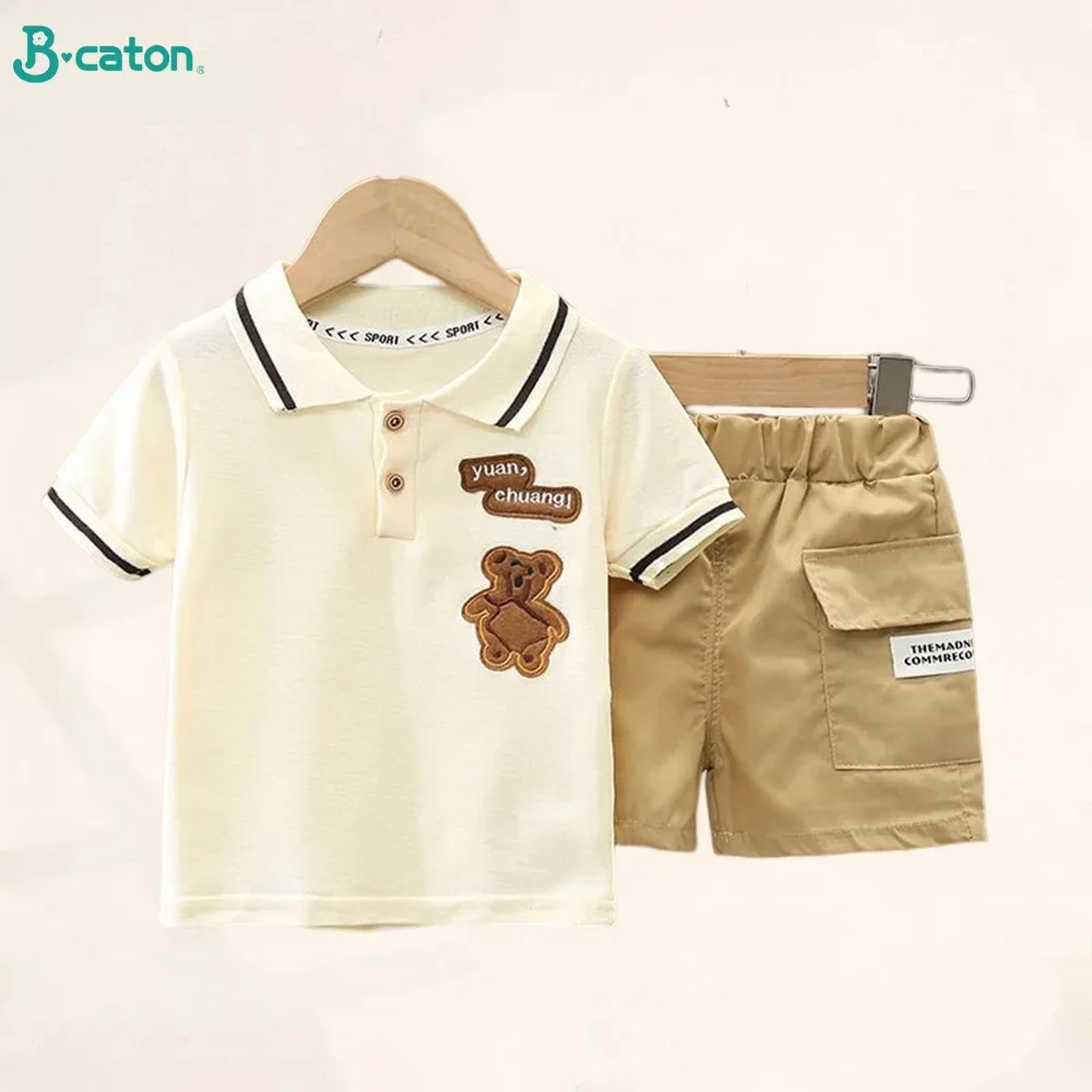 Top Trends: 2PCS Children Clothing Mother Kids Clothes Children&#039;s Sets Boys T-shirt Shorts Summer Cotton Short Sleeve Fashion Suit Shoppable Styles