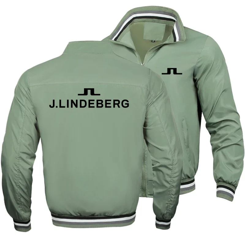 Top Trends: J Lindeberg Autumn Winter 2022 New High Quality Men's Jackets Casual Zipper Jacket Male New Golf Breathable Men's Jackets Tops Shoppable Styles - Image 4