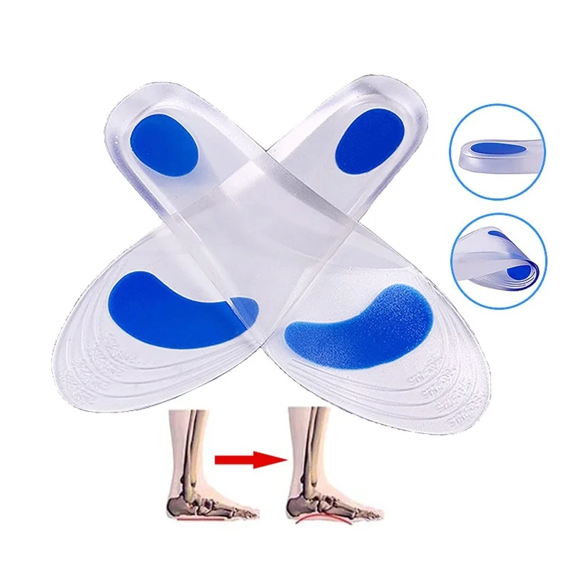 Top Trends: Orthopedic Insoles Medical Silicone Gel Insole For Flat Feet Plantar Fasciitis Pain Relief Arch Support Foot Care Metatarsal Pad Shoppable Styles