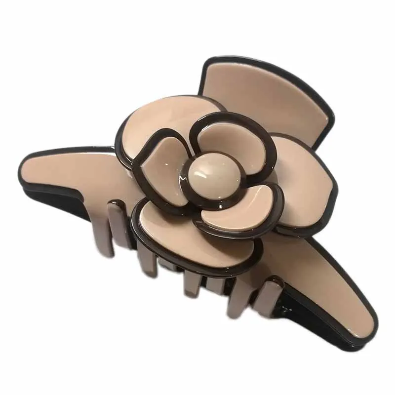 Top Trends: Acetate Camellia Hair Claw Clip Clamp For Women Girl Flower Handmade French Fashion Head Accessories Mujer Wholesale Shoppable Styles - Image 4