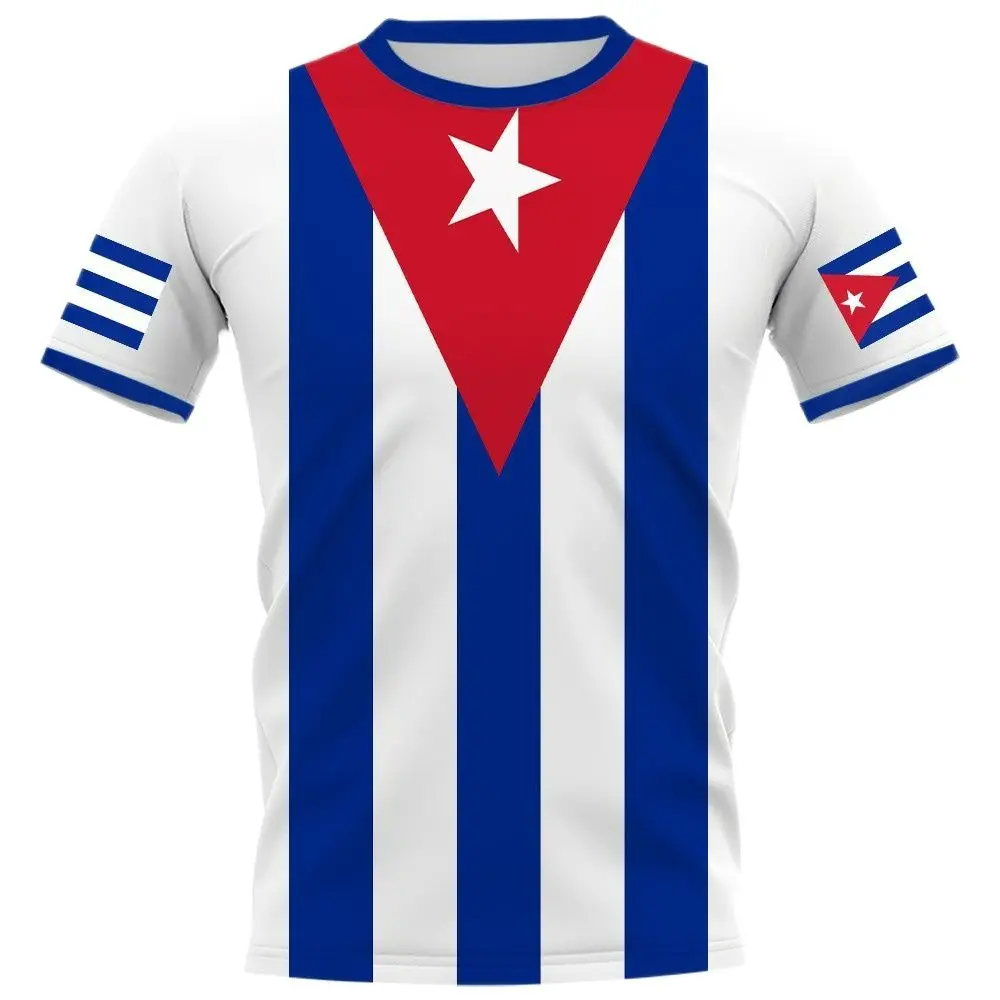 Top Trends: Cuban Flag 3D HD Printed Men&#039;s And Women&#039;s Summer Fashion Features Casual Sports Loose Round Neck Short Sleeve T-shirt Tops New Shoppable Styles