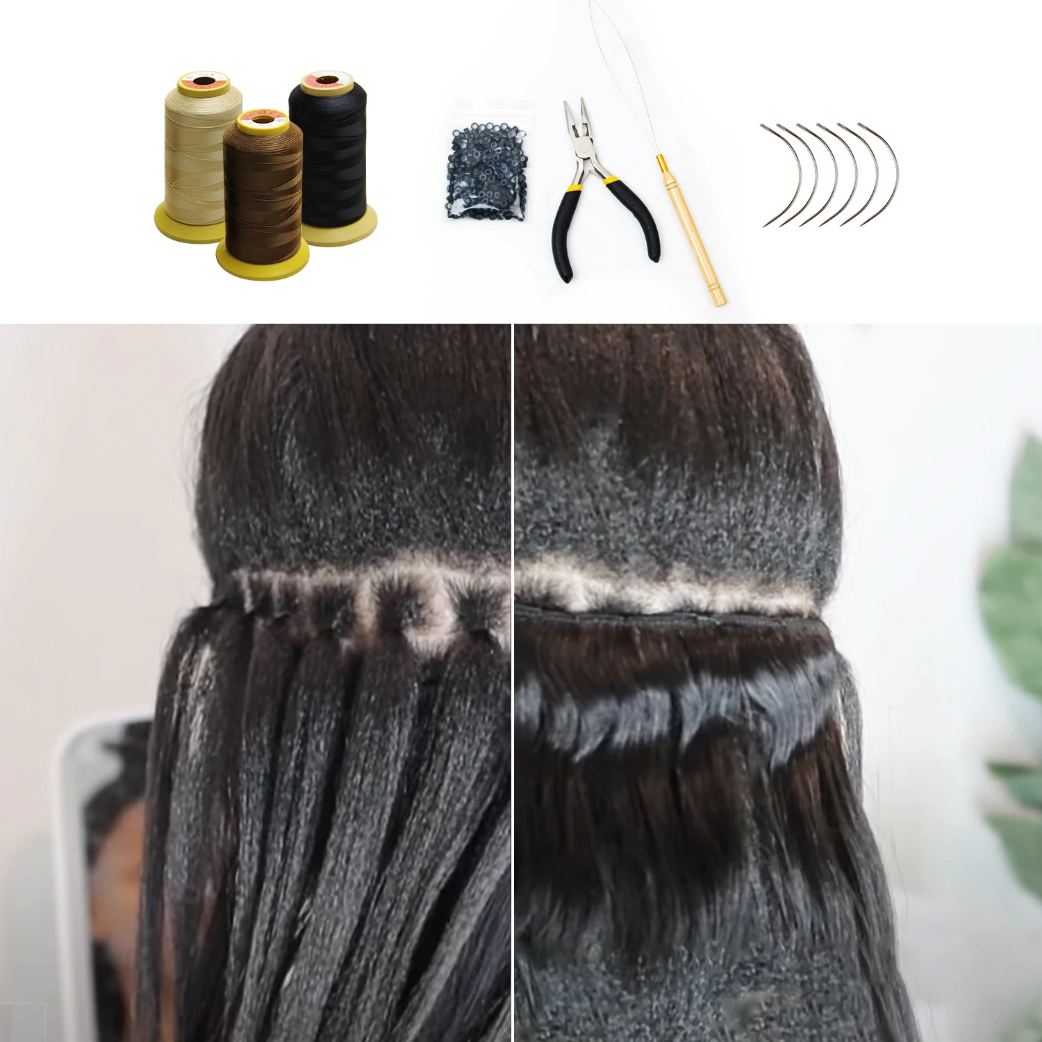 Top Trends: Microlink Hair Extension Tools Micro Rings Link 503030 Hair Extension Accessories 250pcs Silicone Micro Tube Beads Micro Link Shoppable Styles