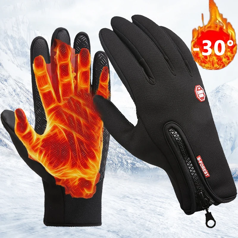 Top Trends: Winter Moto Touchscreen Motorbike Racing Riding Gloves Winter Motorcycle Gloves Thermal Fleece Lined Waterproof Heated Guantes Shoppable Styles