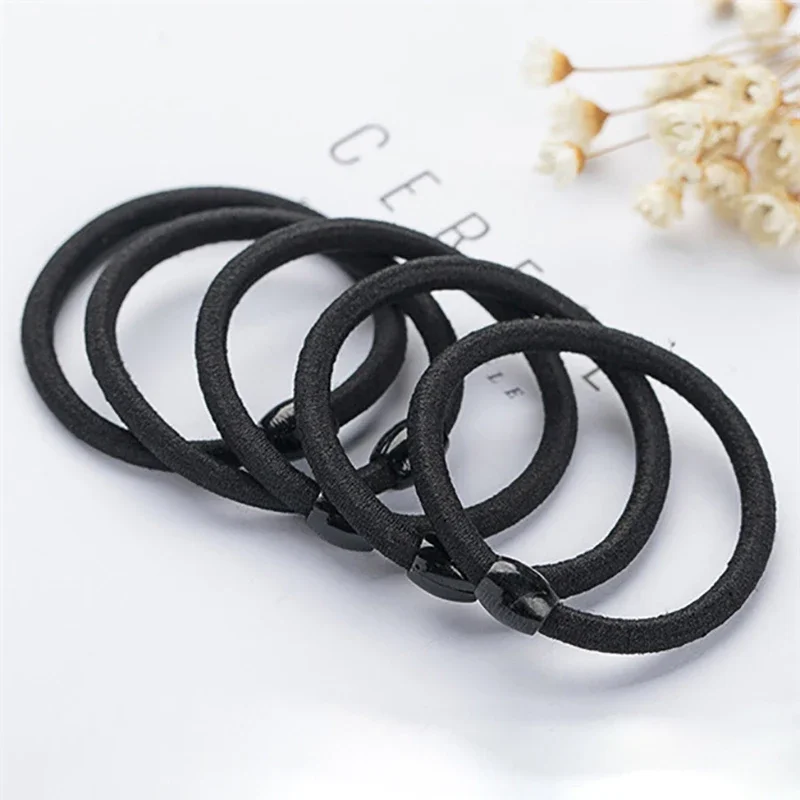 Top Trends: Simple Headwear Basic Elastic Hair Bands Girl Women Fashion Ponytail Holder Headdress Hair Accessories Wholesale Shoppable Styles