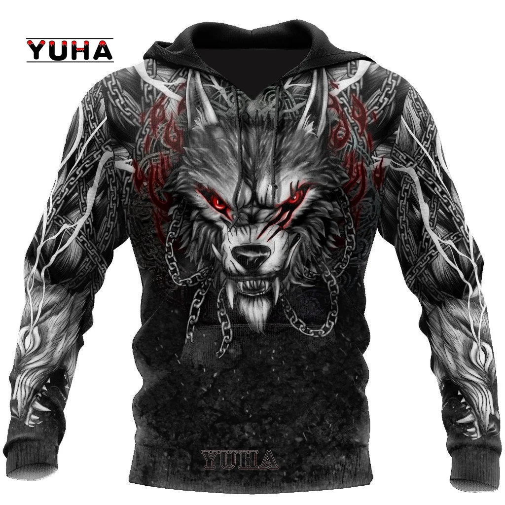 Top Trends: Fenrir Wolf Graphic 3D Fully Printed Unisex Luxury Hoodie Sweatshirt Street Pullover Casual Jacket Essentials Sportswear Shoppable Styles