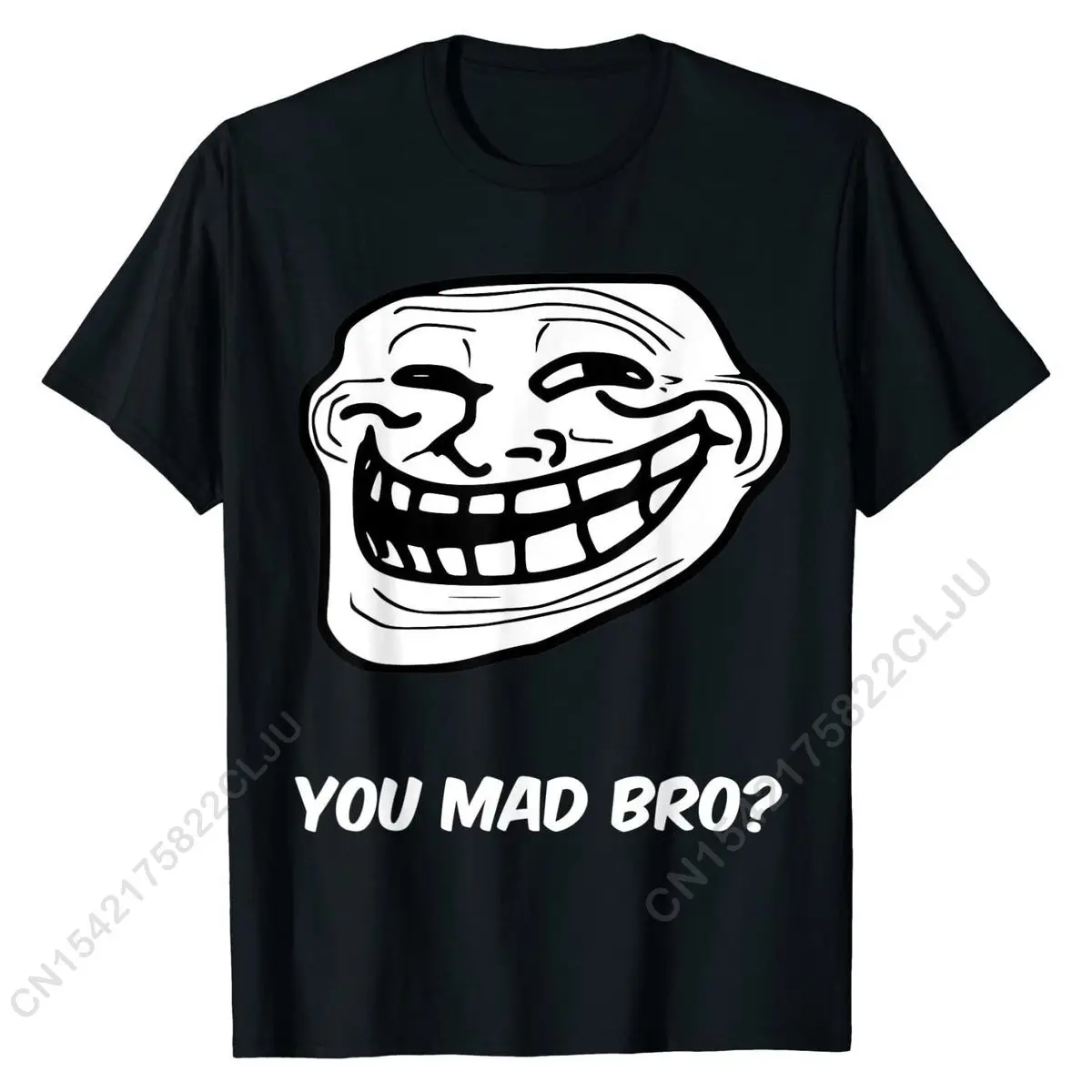 Top Trends: Funny T-shirt - Troll Face, You Mad Bro Latest Mens Top T-shirts Casual Tops & Tees Cotton Fitness Tight Shoppable Styles