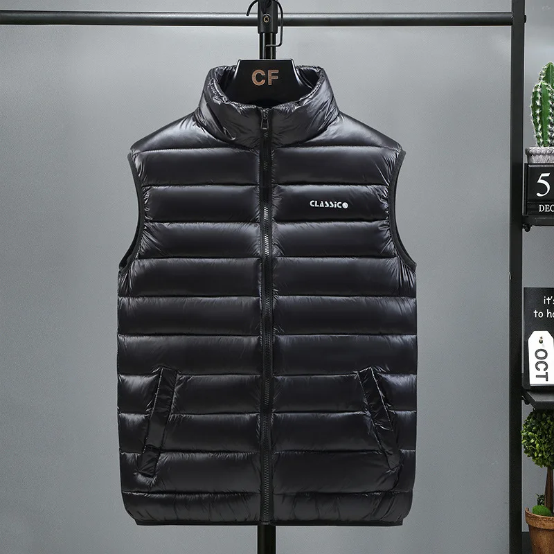 Top Trends: ZOZOWANG Men's Ultralight Down Cotton Vest Winter Outdoor Waistcoat Hot-selling New Male's Sleeveless Warm Puffer Vest Jacket Shoppable Styles