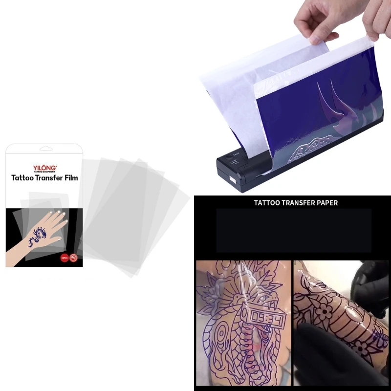 Top Trends: Professional Tattoos Stencil Transfer Paper 50Pcs Size Tattoos Thermal Copier Sheets For Clear Transfers Shoppable Styles