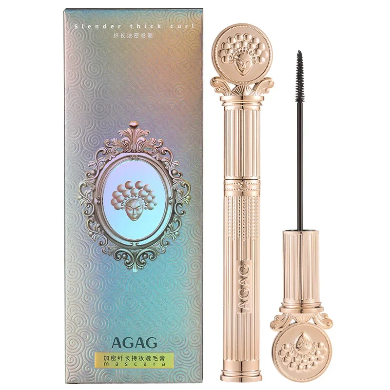 Top Trends: AGAG Waterproof Mascara Thick Long Lasting Lengthening Mascara Natural Curl &amp; Quick-drying Maquillage Femme Lash Cosmetics Shoppable Styles