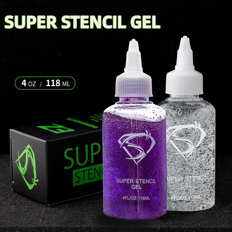 Top Trends: SUPER STENCILGEL Tattoo Equipment Transfer Paper Transfer Gel EZ Transfer Gel Oil 4OZ Purple Transparent 118ml / bottle Shoppable Styles